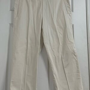 LizGolf Audra Golf Pants Cropped Beige Pockets Size 14